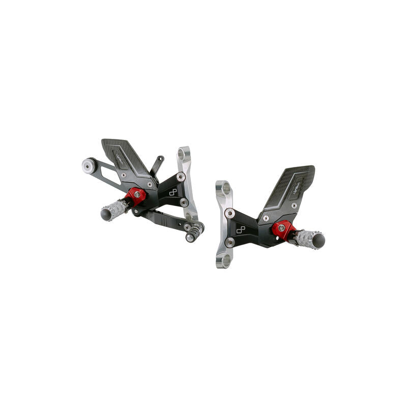 Lightech Pedane Regolabili R Version per Bmw M 1000 R - S 1000 R - 2021 - 2025