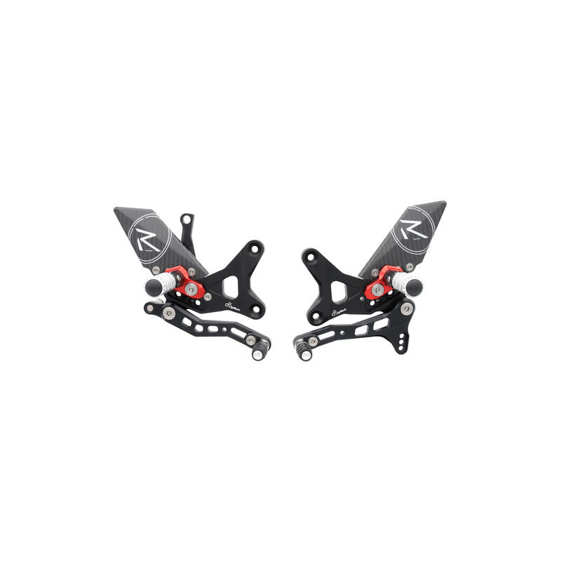 Lightech Pedane Regolabili R Version per Kawasaki ZX10R 2011-2015