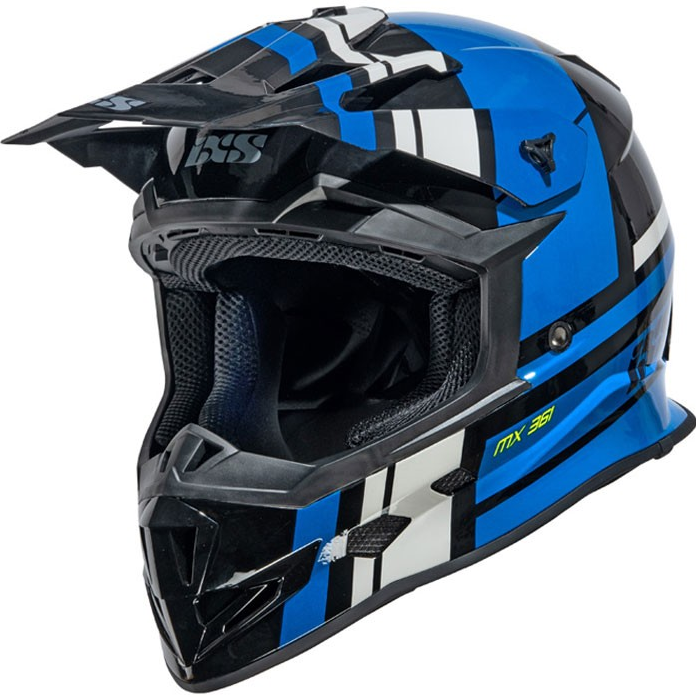 Casco Moto Cross Enduro 2.3 Nero Blu