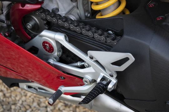 CNC RACING Poggiapiedi per pedane originali Ducati LIGHT - pilota