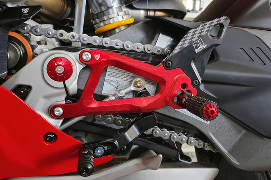 CNC RACING Pedane regolabili Ducati Panigale V4 - Troy Bayliss Limited Edition
