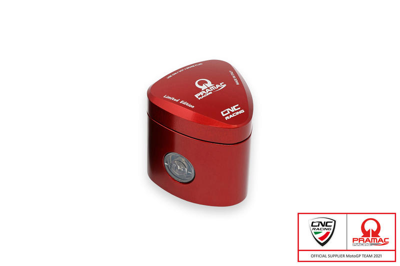 CNC RACING Serbatoio olio freno posteriore / frizione 12 ml REBEL - Pramac racing Limited Edition