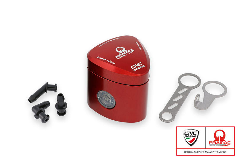CNC RACING Serbatoio olio freno posteriore / frizione 12 ml REBEL - Pramac racing Limited Edition