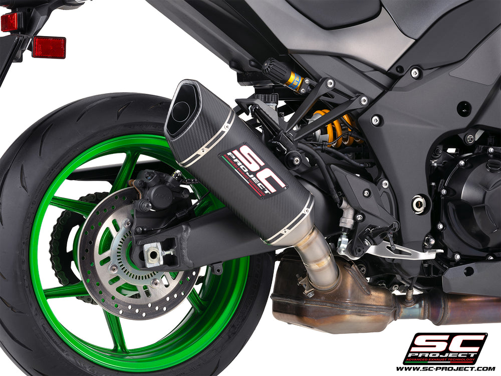 Terminali di scarico SC-Project  SC1-R carbonio per kawasaki Z1100 / Z1100 SE 2026>