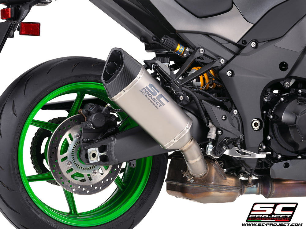 Terminali di scarico SC-Project  SC1-R itanio per kawasaki Z1100 / Z1100 SE 2026>