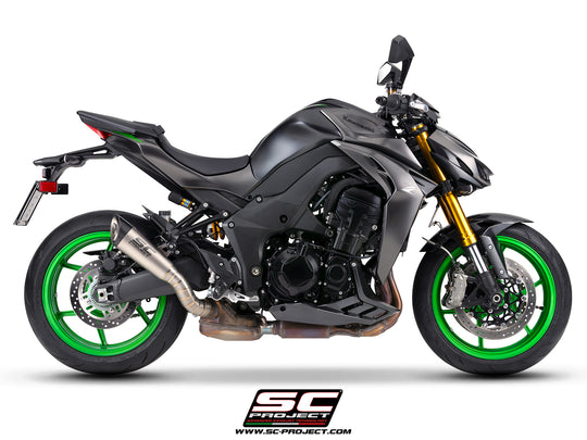Terminale di scarico SC-Project  S1 Titanio per kawasaki Z1100 / Z1100 SE 2026>