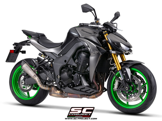 Terminale di scarico SC-Project  S1 Titanio per kawasaki Z1100 / Z1100 SE 2026>
