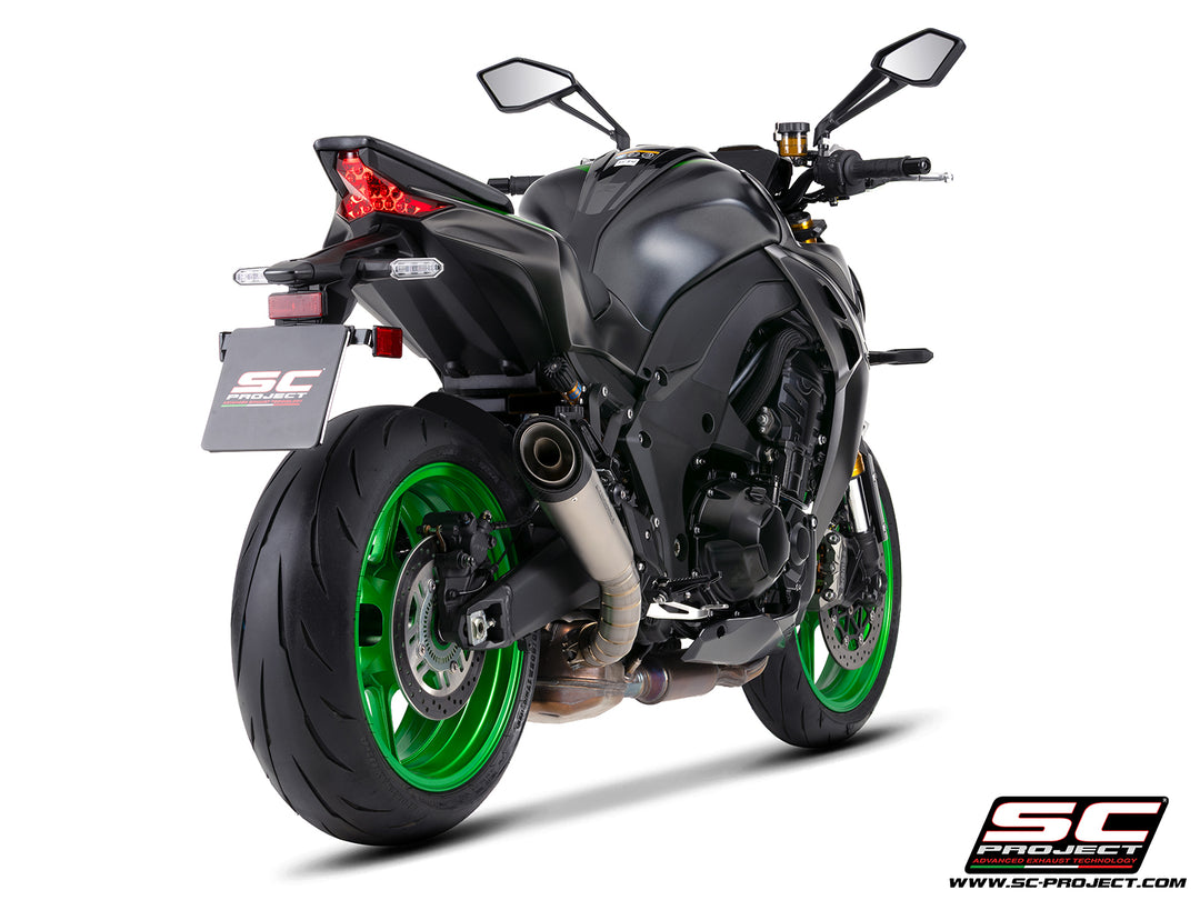 Terminale di scarico SC-Project  S1 Titanio per kawasaki Z1100 / Z1100 SE 2026>