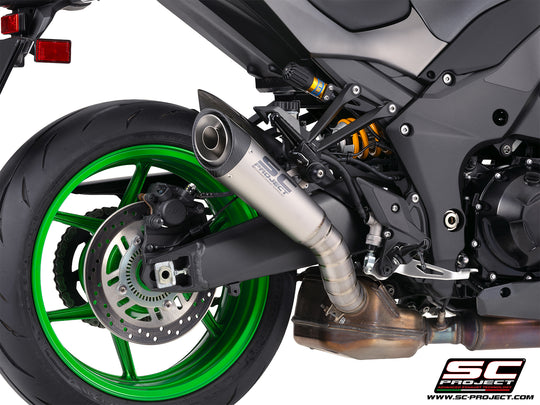 Terminale di scarico SC-Project  S1 Titanio per kawasaki Z1100 / Z1100 SE 2026>