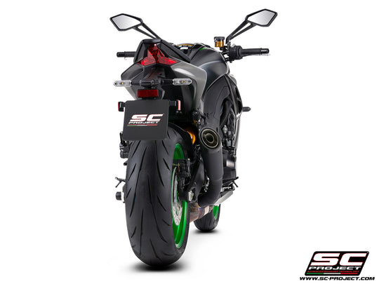 Terminali di scarico SC-Project  S1 nero opaco per kawasaki Z1100 / Z1100 SE 2026>