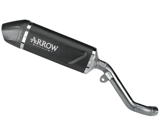 Terminale Arrow modello Indy Race EVO alluminio colore dark
