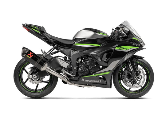 Impianto di scarico Akrapovi modello  Racing Line Street per kawasaki zx6r