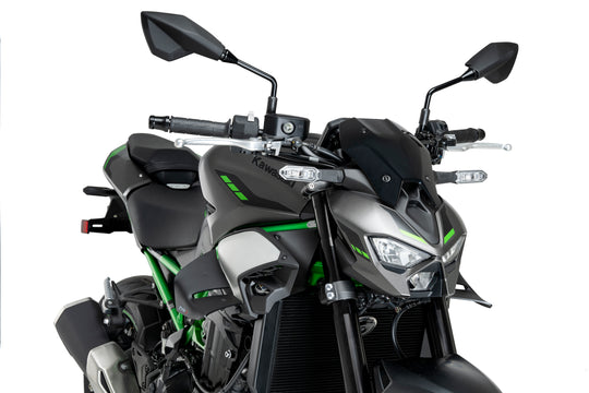 Puig Spoiler anteriore D12 KAWASAKI Z900 2026 (Typ:ZR900)