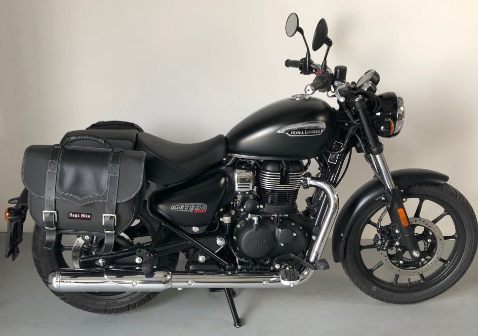 Borse laterali Classic nero Bags & Bike Royal Enfield Meteor 350