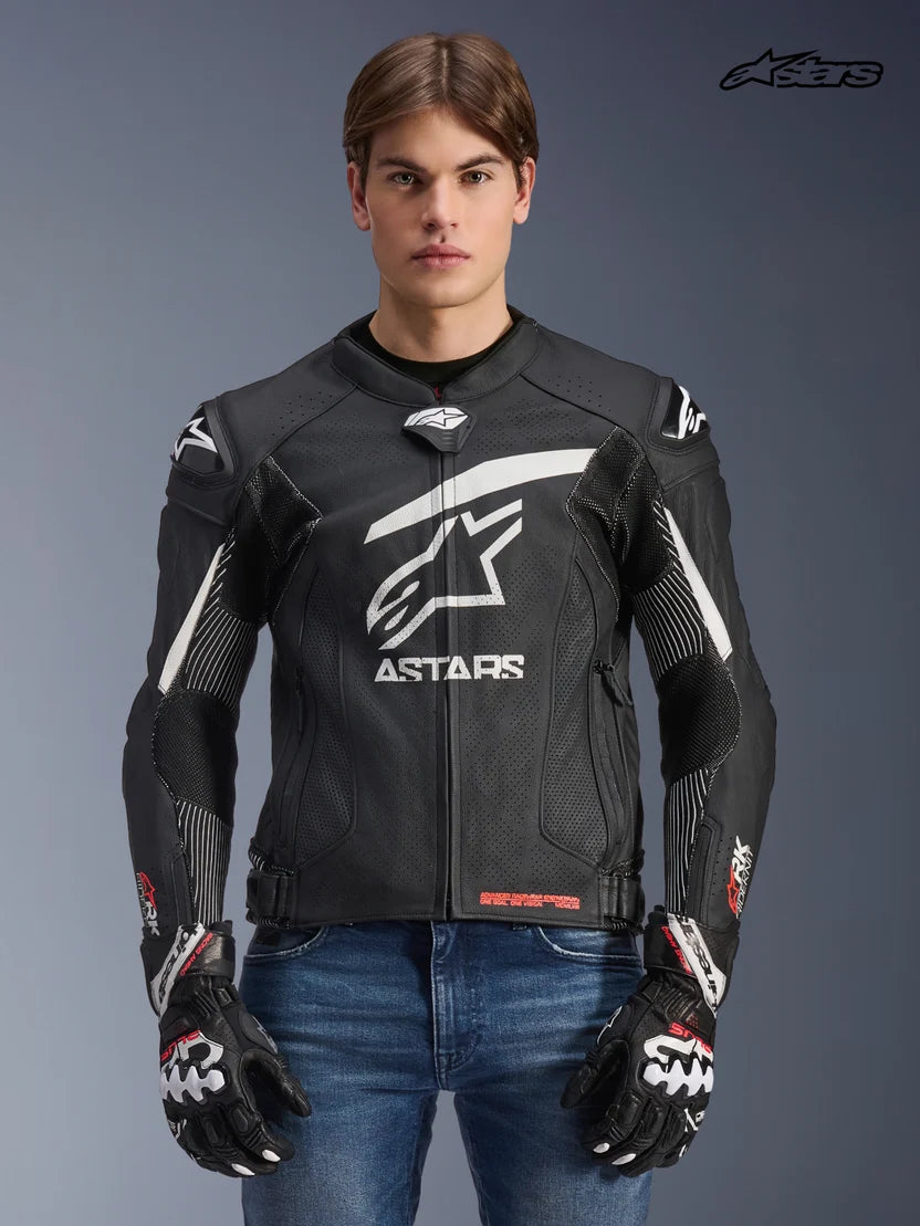 Giacca In Pelle Alpinestars GP Plus R V4 Rideknit
