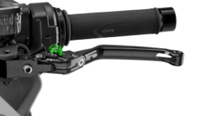 PUIG Coppia leve freno/frizione 4.0 Nere regolatore verde Kawasaki Z650 S 2026
