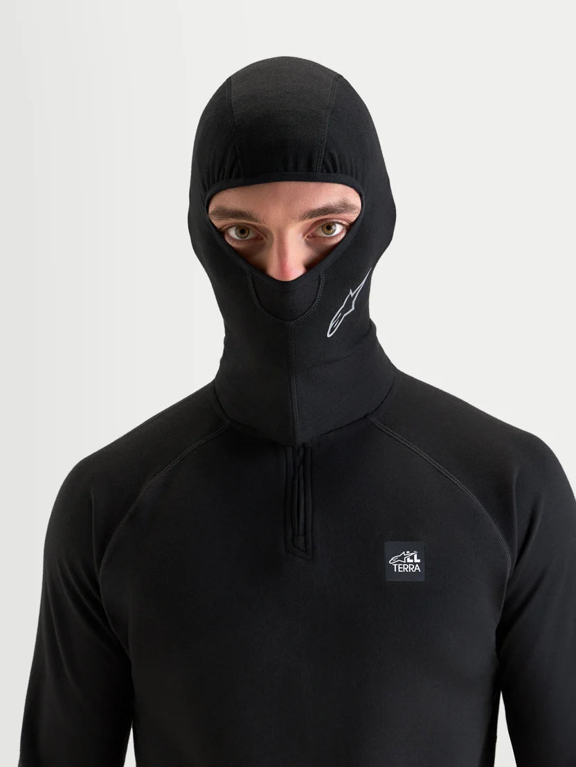 BALACLAVA AT MERINO BLACK