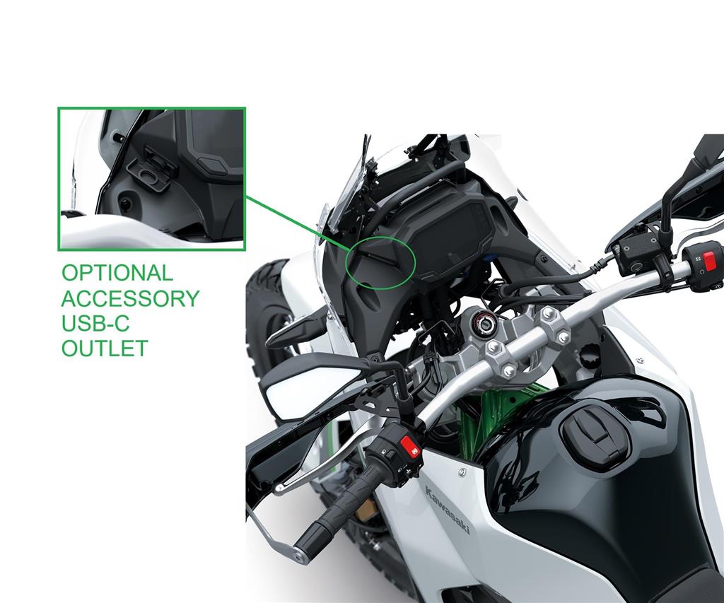 Presa USB-C Kawasaki KLE 500 - 500 SE 2026>