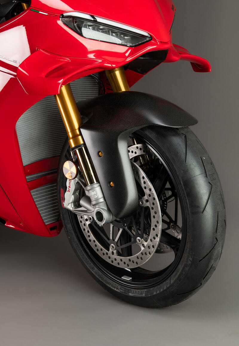 Lightech Parafango Ant. In Carbonio - Opaco per Ducati Panigale V4 - V4 S -2025