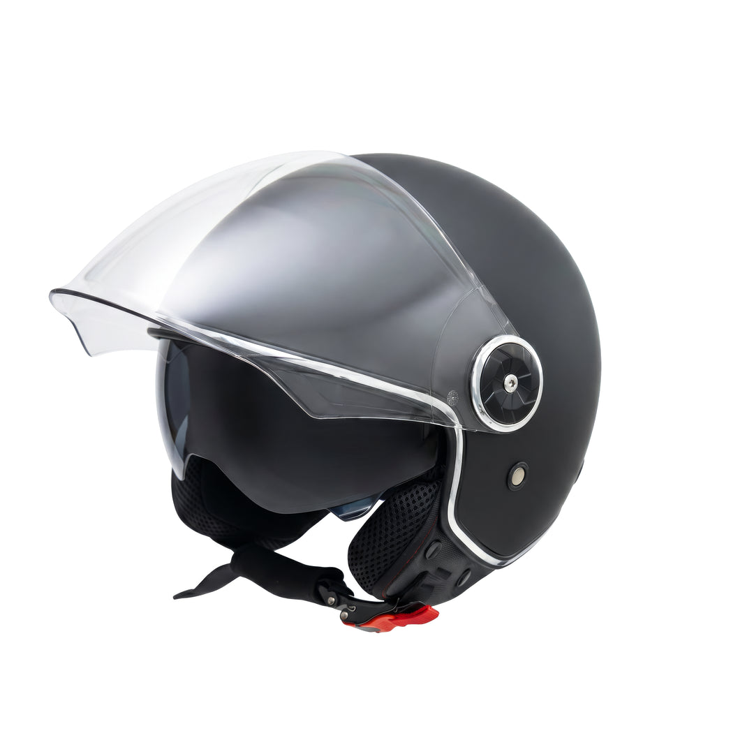 Casco Jet Born Ride Doppia Visiera