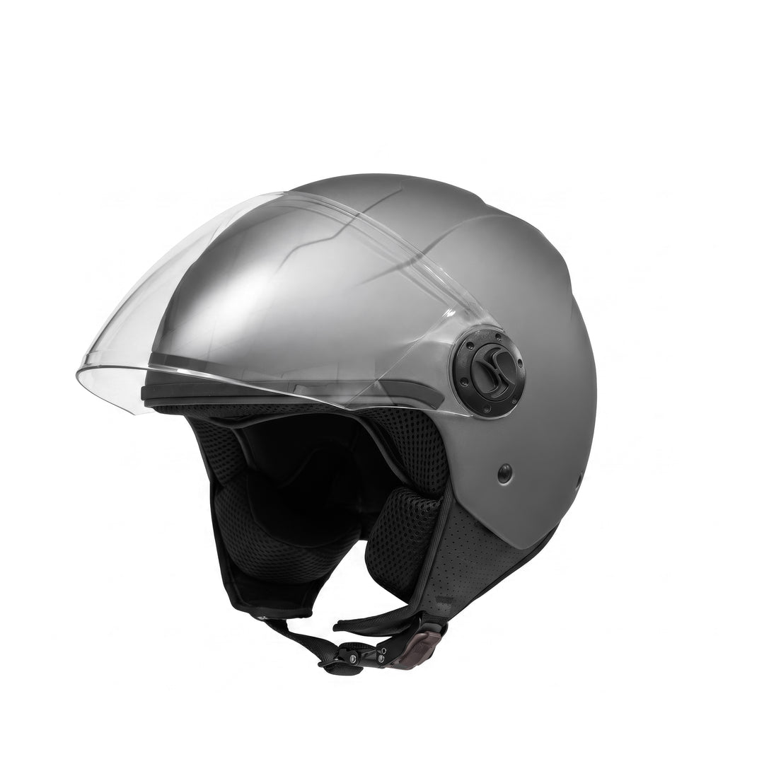 Casco Jet Born Ride Mono Visiera