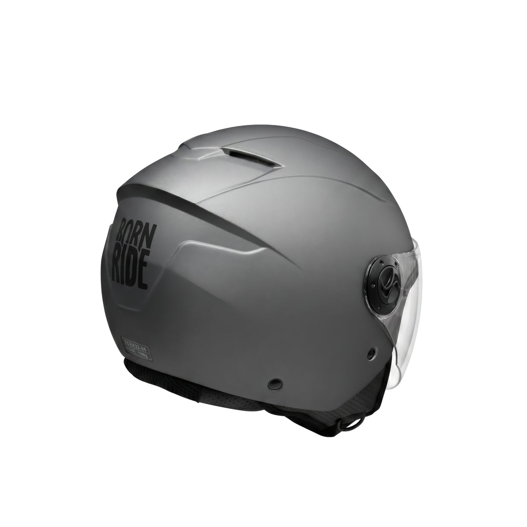 Casco Jet Born Ride Mono Visiera