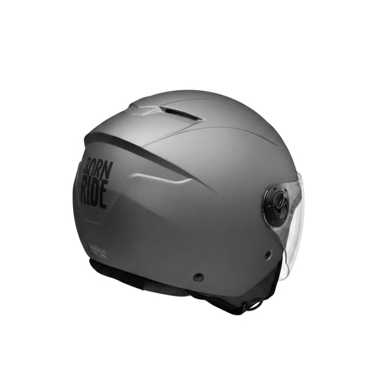 Casco Jet Born Ride Mono Visiera