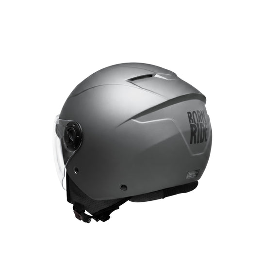 Casco Jet Born Ride Mono Visiera