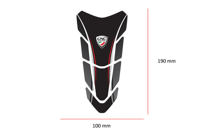 CNC RACING Adesivo protezione serbatoio carburante Ducati