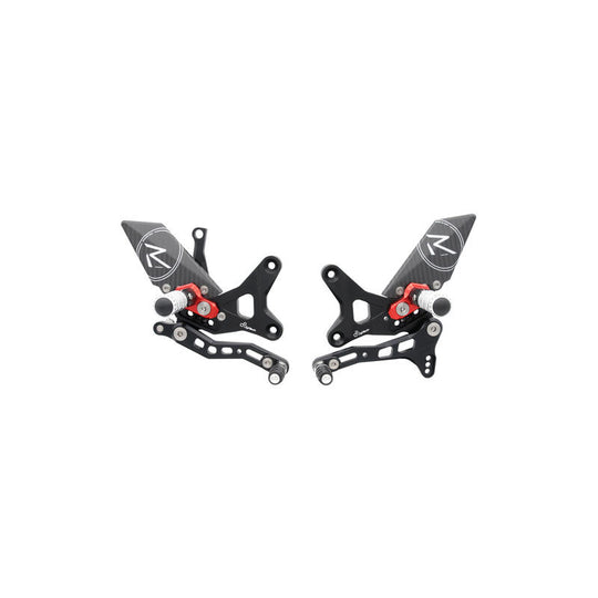 Lightech Pedane Regolabili R Version per Kawasaki ZX10R 2011-2015