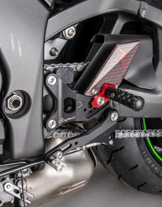 Lightech Pedane Regolabili R Version per Kawasaki ZX10R 2011-2015