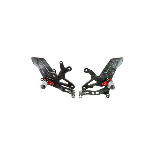 Lightech Pedane Regolabili R Version , Cambio Diritto per Kawasaki ZX6R-636 2005-2024
