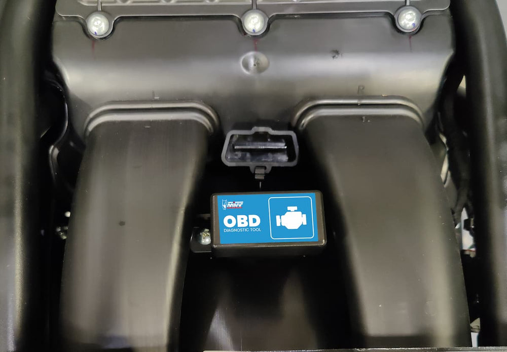 SWITCH-OFF KEY dispositivo plug and play di auto-diagnosi (OBD) per moto Euro5+.