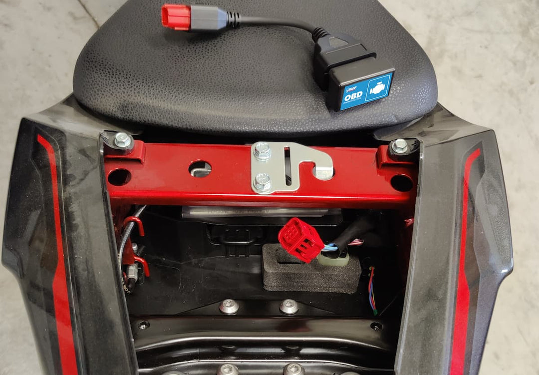 SWITCH-OFF KEY dispositivo plug and play di auto-diagnosi (OBD) per moto Euro5+.