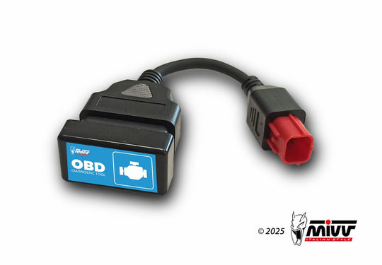 SWITCH-OFF KEY dispositivo plug and play di auto-diagnosi (OBD) per moto Euro5+.