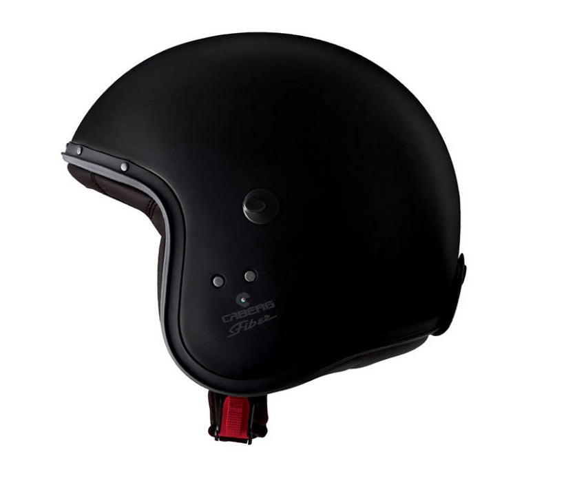 Casco Caberg Jet Retrò Freeride Nero opaco