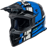 Casco Moto Cross Enduro Ixs 361 2.3 Nero Blu