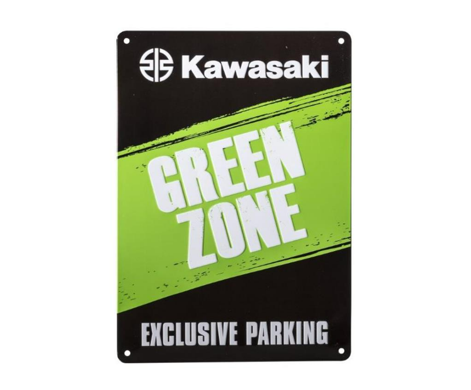 Cartello Kawasaki Green Zone