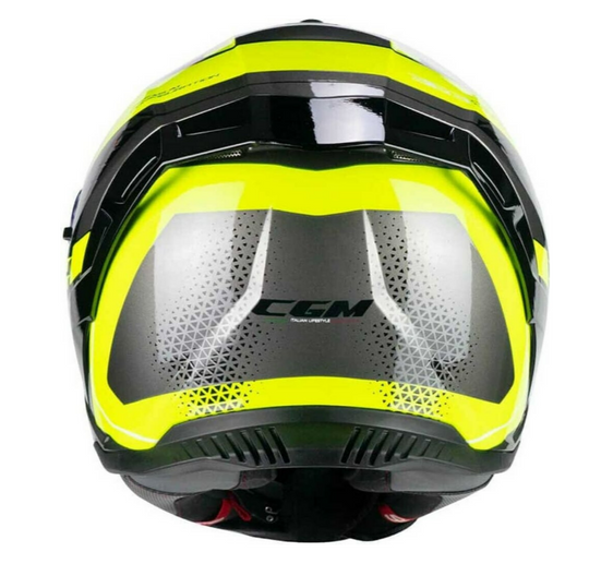 Casco Integrale Cgm 363G Shot Race Nero Giallo Fluo