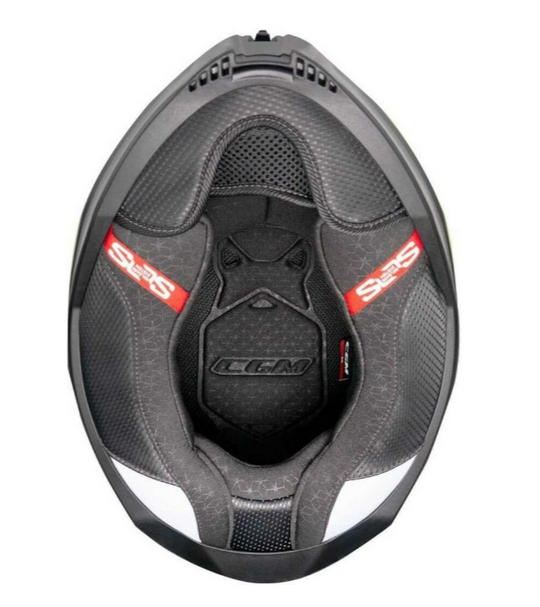 Casco Integrale Cgm 363G Shot Race Nero Giallo Fluo