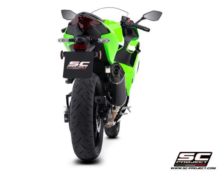 Termnale SC-Project modello  SC1-X omologato per kawasaki Ninja 500