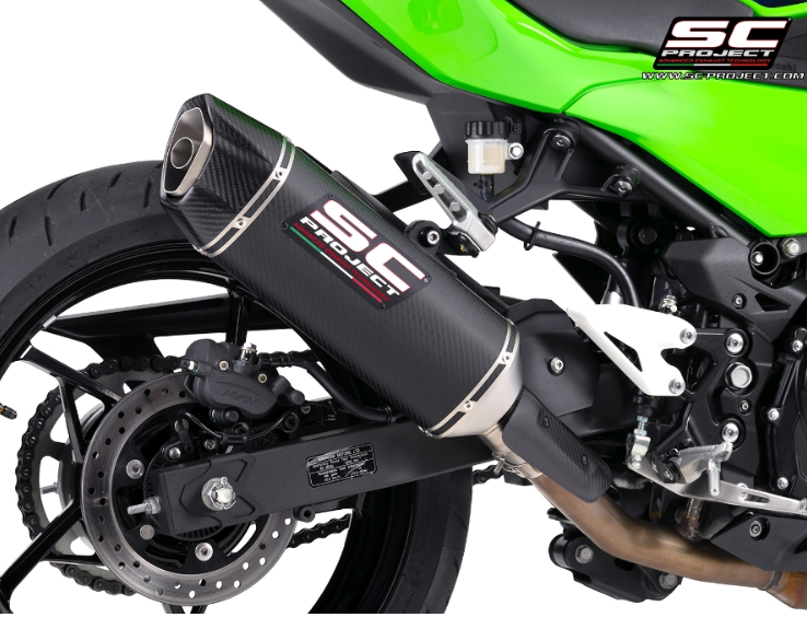 Termnale SC-Project modello  SC1-X omologato per kawasaki Ninja 500