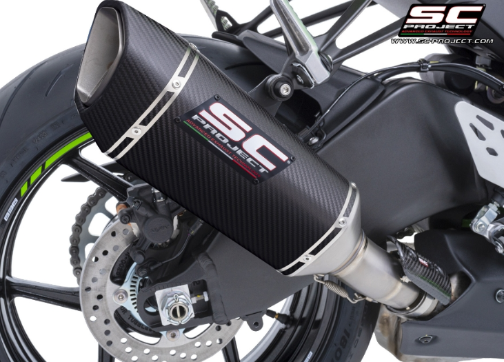 Terminali SC-Project omologato modello SC1-R per kawasaki zx-6r