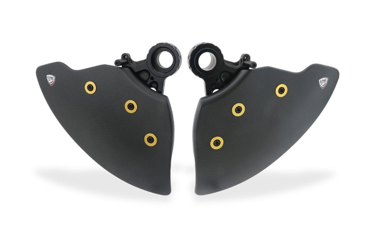 CNC RACING GP DUCTS EVO - Sistema Raffreddamento Impianto Frenante - Carbonio Opaco