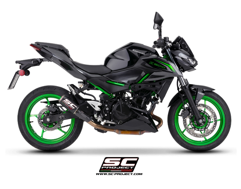 Terminale SC-PROJECT modello CR-T per kawasaki z500 SOLO PER USO RACING