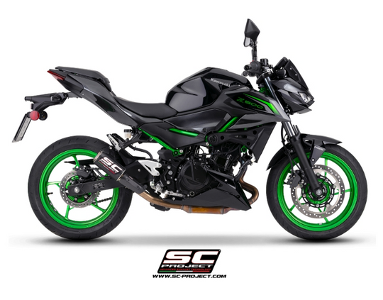 Terminale SC-PROJECT modello CR-T per kawasaki z500 SOLO PER USO RACING