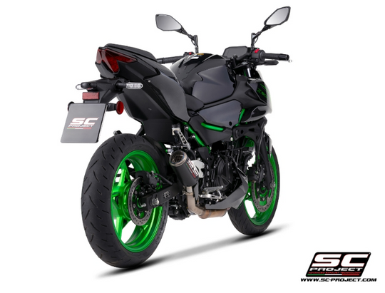 Terminale SC-PROJECT modello CR-T per kawasaki z500 SOLO PER USO RACING