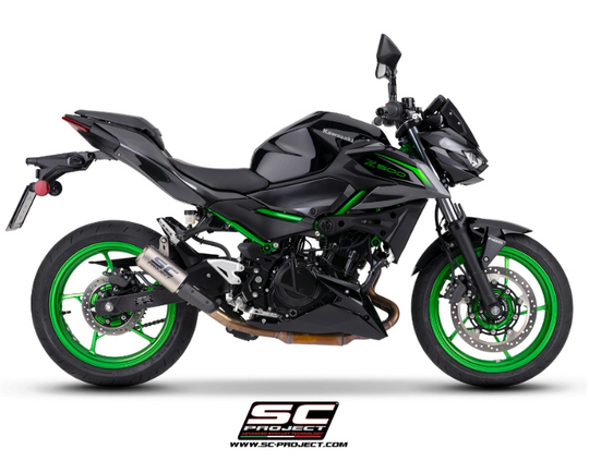 Terminale SC-PROJECT modello CR-T per kawasaki z500 SOLO PER USO RACING
