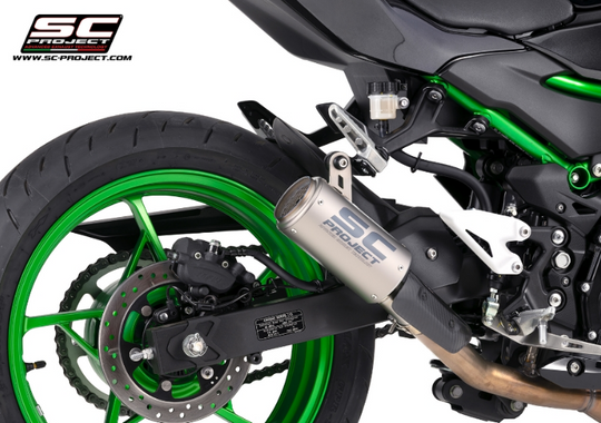 Terminale SC-PROJECT modello CR-T per kawasaki z500 SOLO PER USO RACING