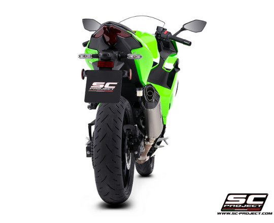 Termnale SC-Project modello  SC1-X omologato per kawasaki Ninja 500